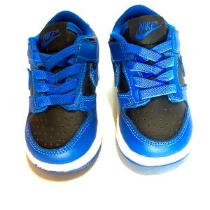 Nike NWT DUNKS Blue and Black Sneakers Sporty Design